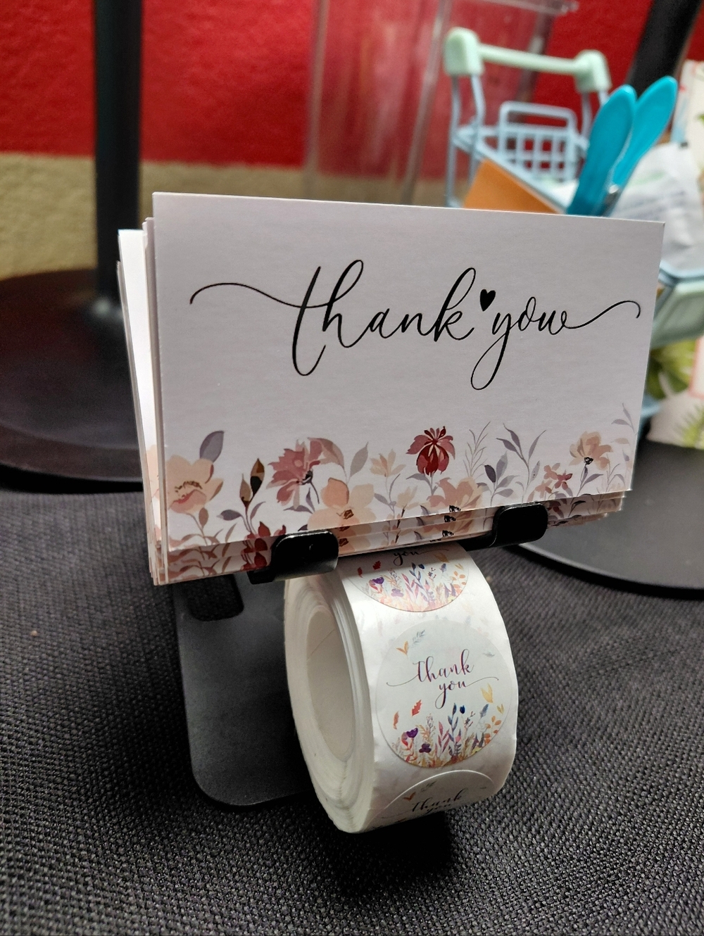 550ct. 50ct Thank Cards 500ct. Thank You Stickers 3 Random Polymailers 🎊HP🎊 - Picture 4 of 6
